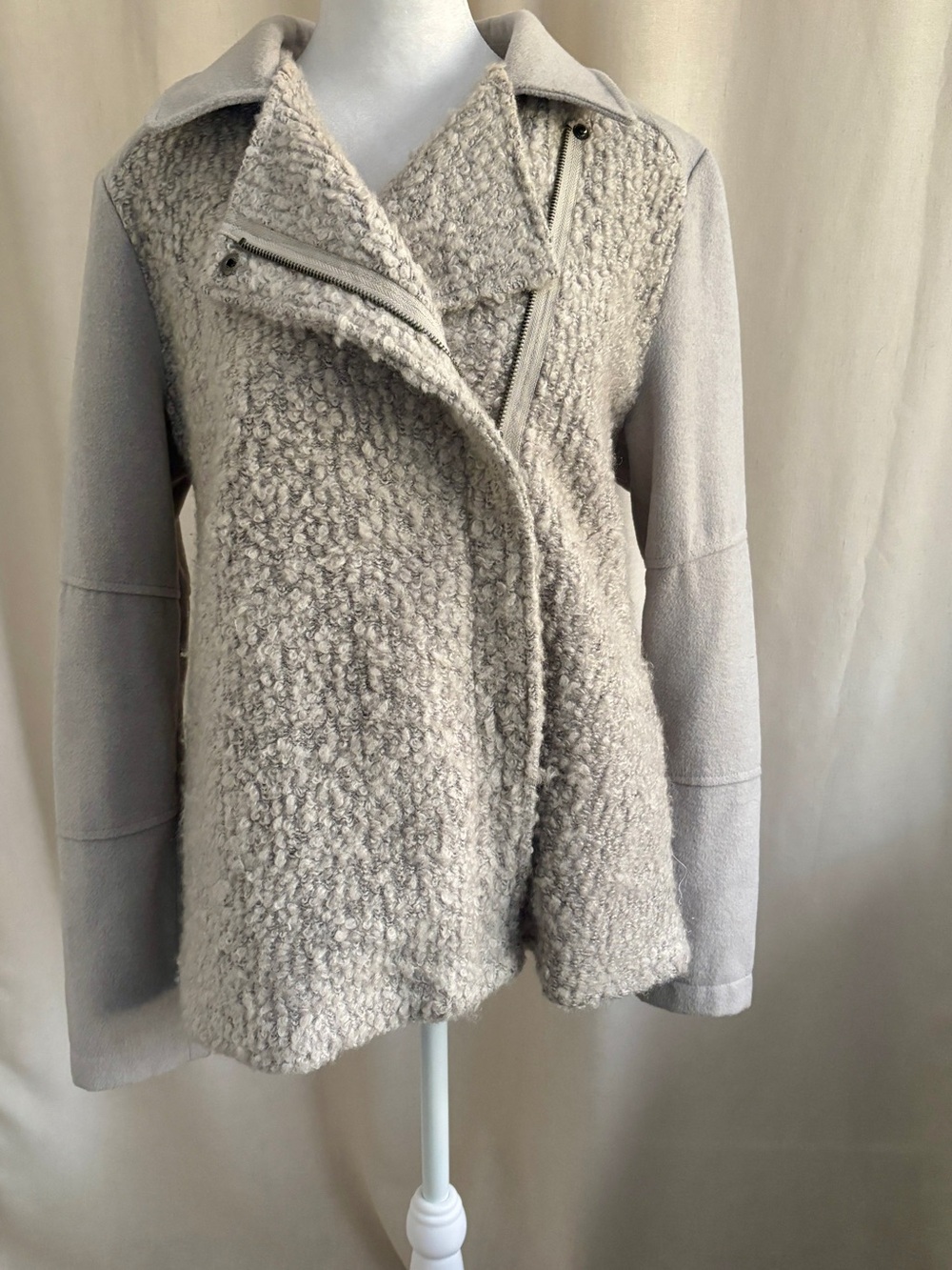 Cupcakes and Cashmere Oversized Moto Jacket — Size M